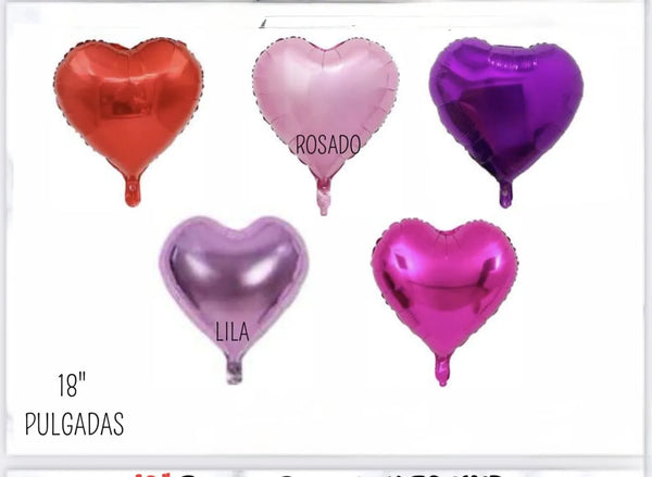 Globo de Corazón Metalizado
